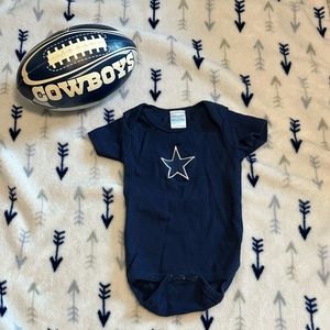 2/$24 EUC NFL Cowboys onesie